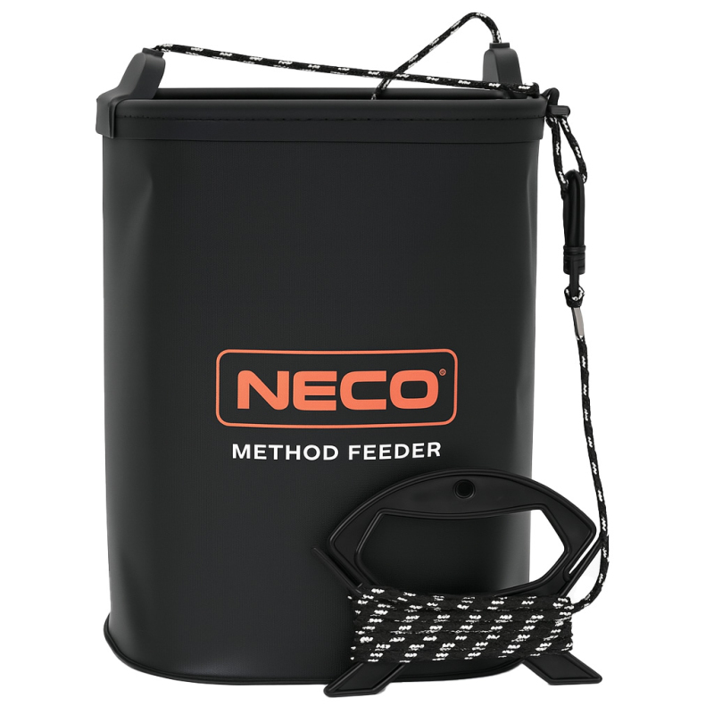 Składane wiadro eva method feeder ze sznurkiem 3m 8l