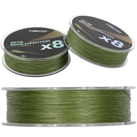 Plecionka Neco Octa Braid Expedition x8 150m 0,08mm - zielona