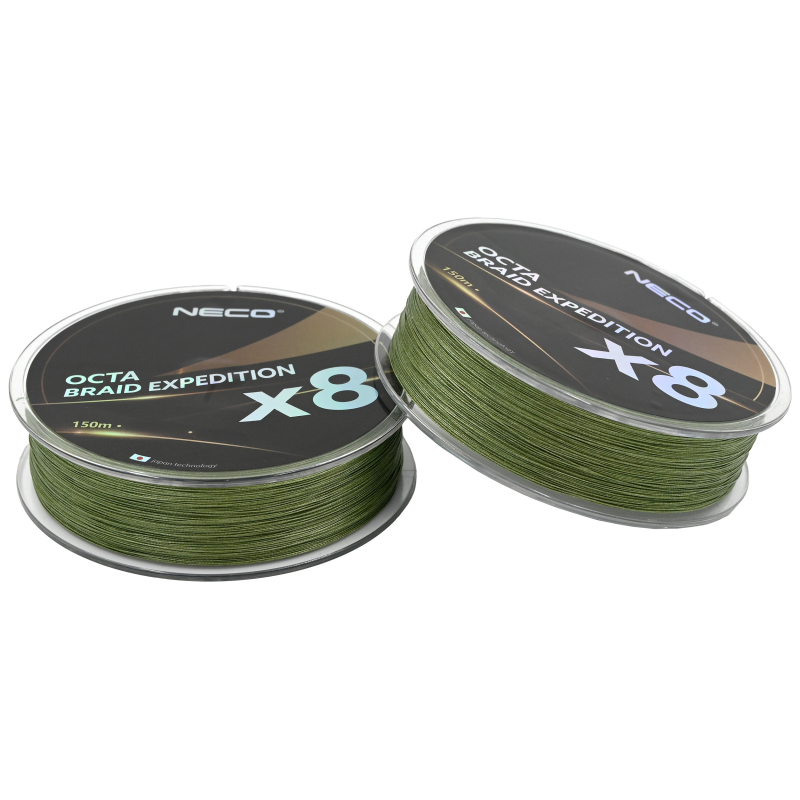 Plecionka Neco Octa Braid Expedition x8 150m 0,30mm - zielona