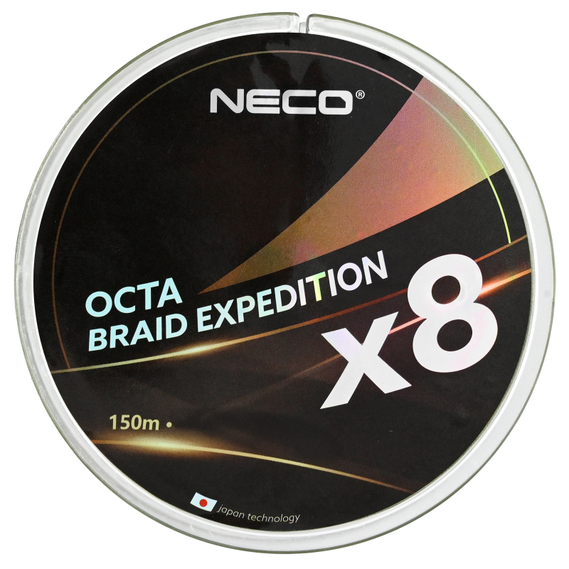 Plecionka Neco Octa Braid Expedition x8 150m 0,18mm - żółta
