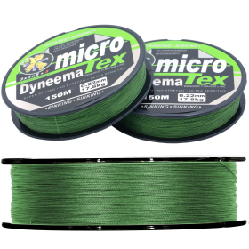 Plecionka Micro Tex Dyneema Zielona 0,16mm
