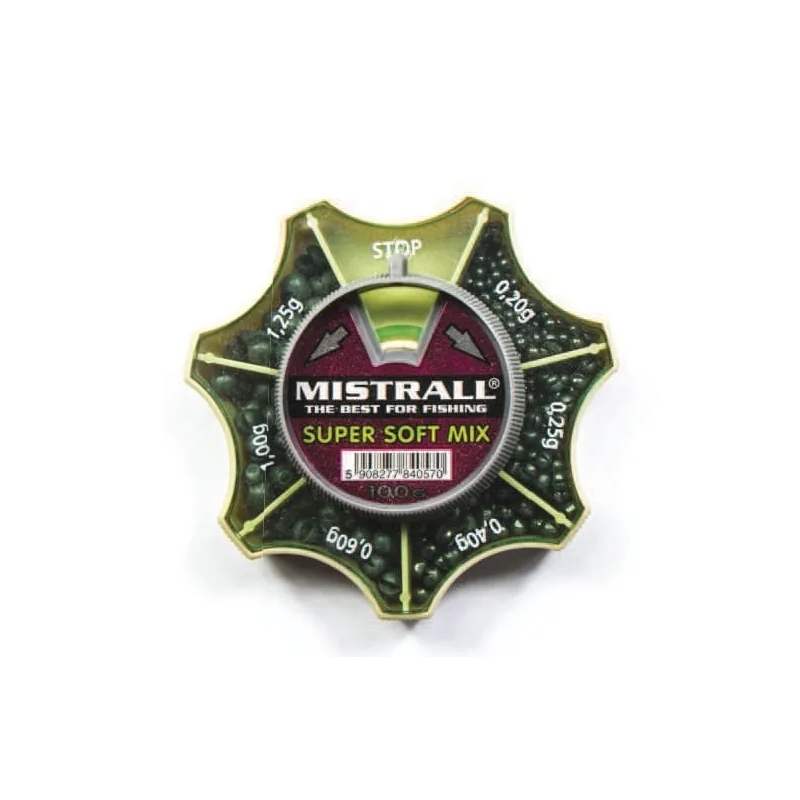 Mistrall śruciny ołowiane miękkie mix 100g