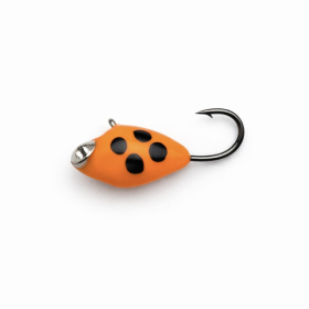 Mormyszka wolframowa Zebra z cyrkonią pomarańczowa 1 szt.