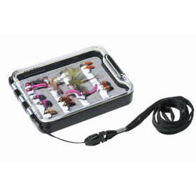 Pudełko Muchowe Jaxon Fly Box RJ-HB01A - wodoodporne, kompaktowe, z smyczą