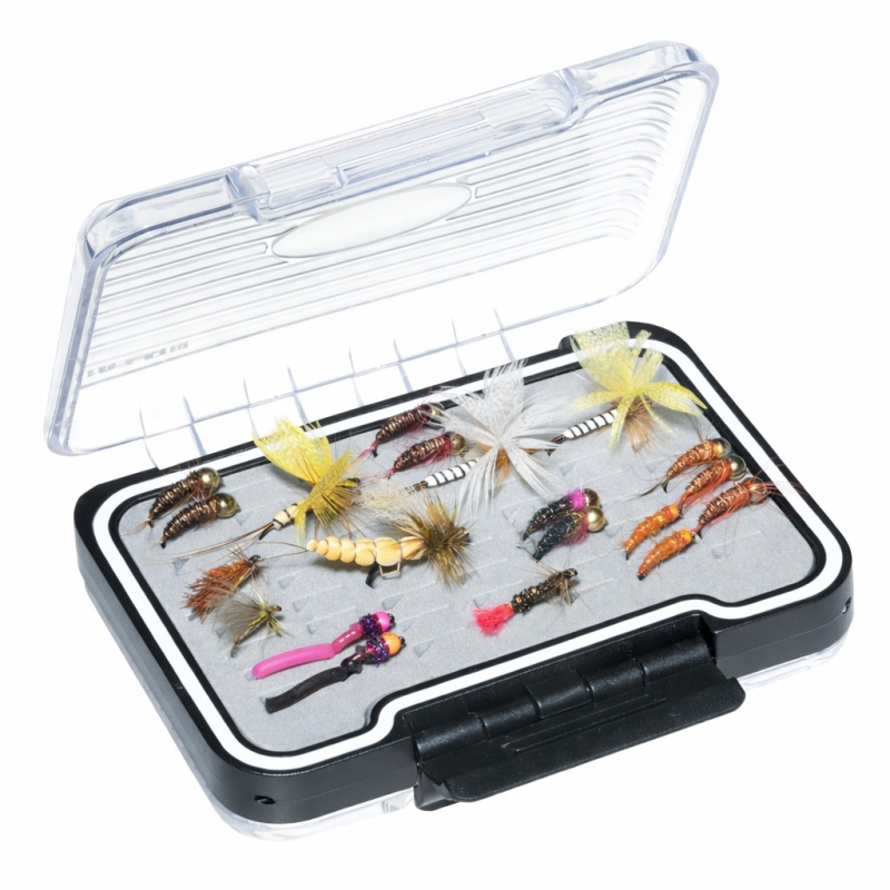 Pudełko Muchowe Jaxon Fly Box 2B - do sztucznych muszek i akcesoriów 11×8×4cm