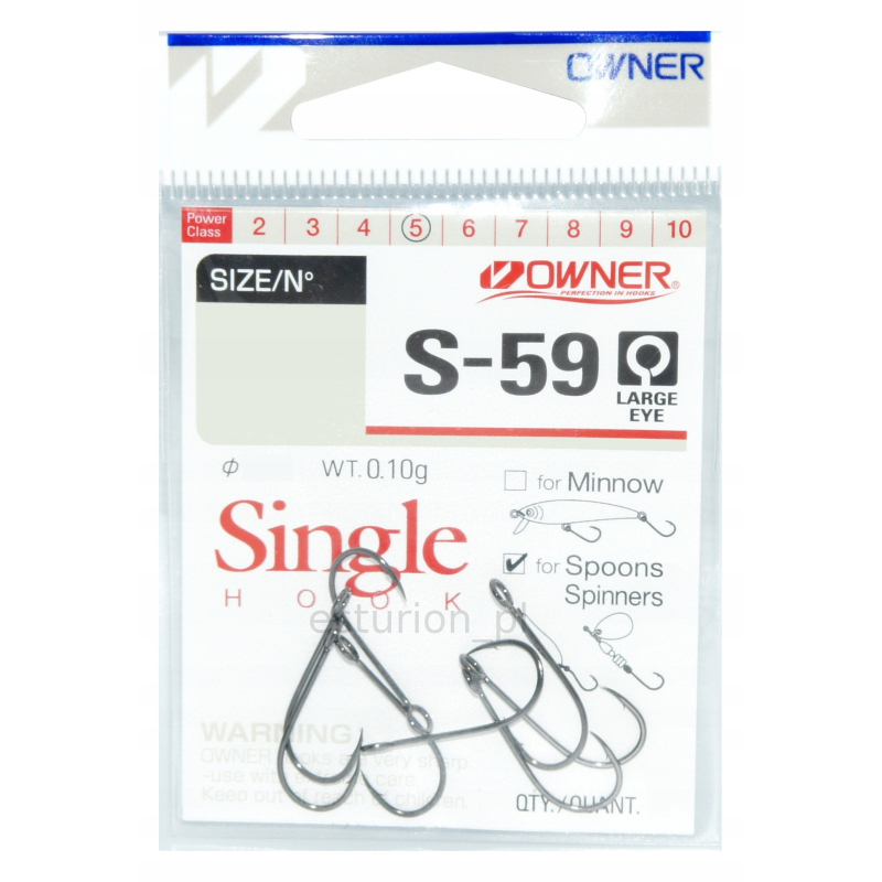 Haczyki Owner 51580 S-59 nr 4