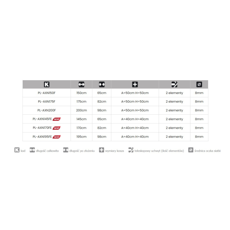 Podbierak Jaxon Eco 195cm