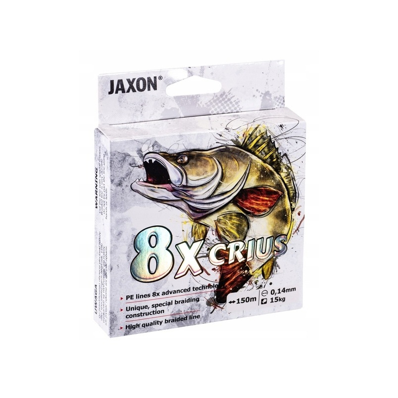 Plecionka Jaxon Crius 8X Grey 150m 0,10mm