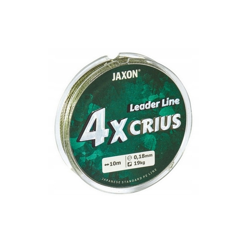 Plecionka przyponowa Jaxon Crius 4X Leader Line 10m 0,14mm