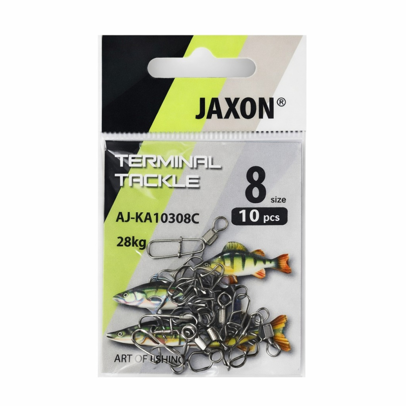 Krętlik baryłkowy z agrafką Jaxon Strong rozm.8