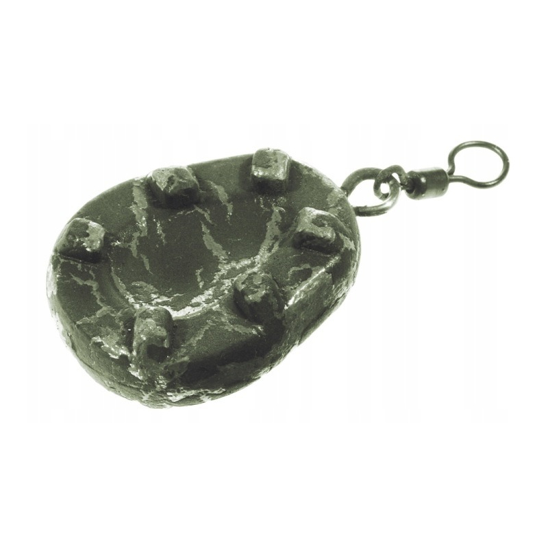 Ciężarek karpiowy gruszka z krętlikiem camo zielony 55g