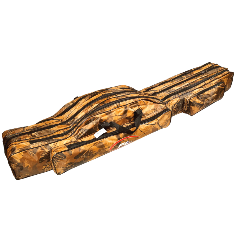 Pokrowiec wędkarski 2 komory camo 135cm