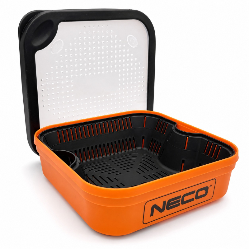 Pojemnik do Moczenia Pelletu Method Feeder Neco S 16x16x5 cm z sitkiem