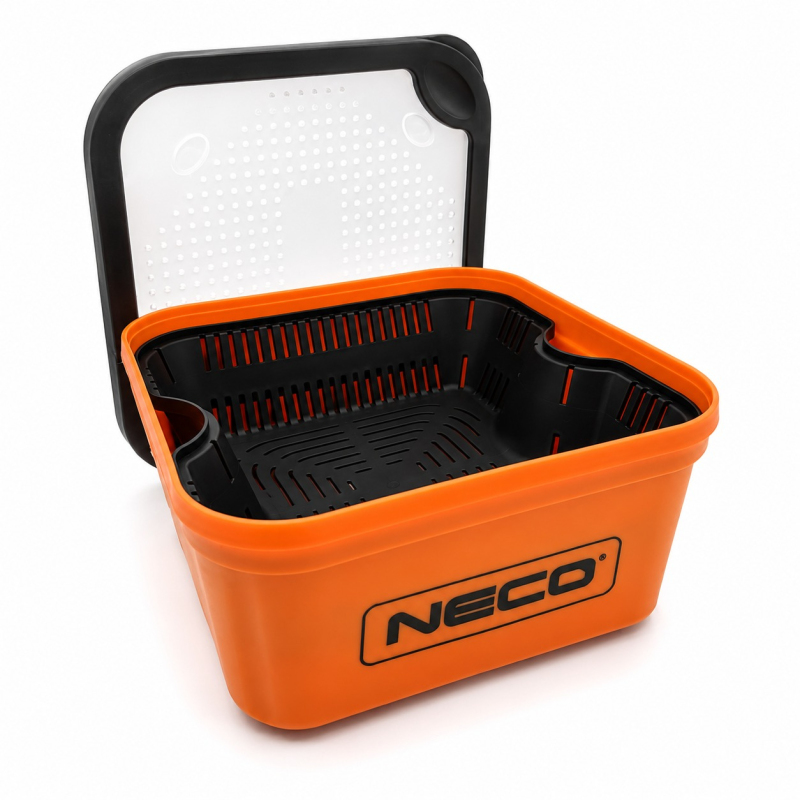 Pojemnik do Moczenia Pelletu Method Feeder Neco M 16x16x6,5 cm z sitkiem