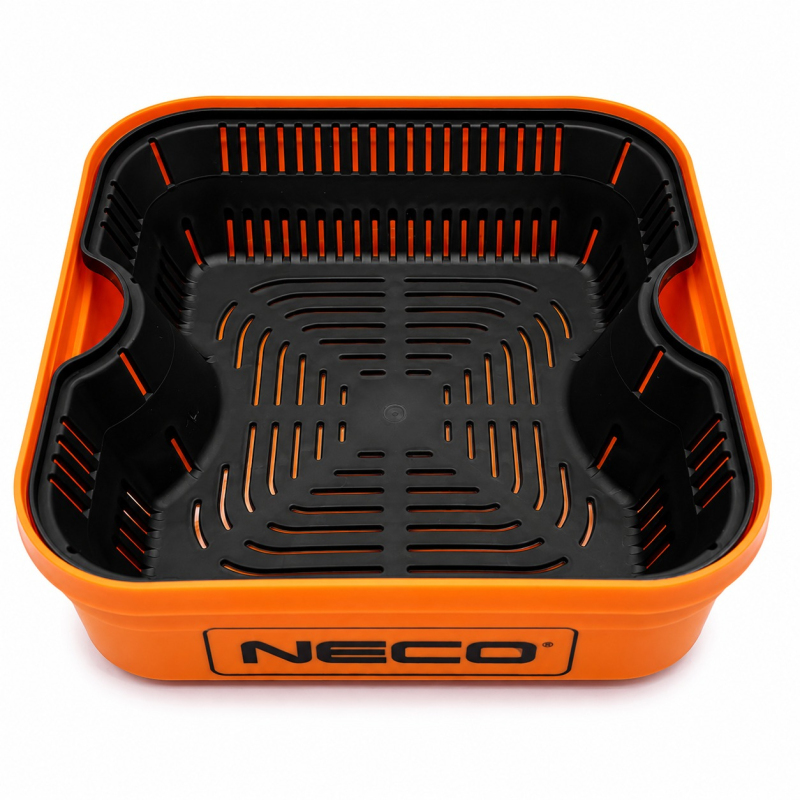 Pojemnik do Moczenia Pelletu Method Feeder Neco L 16x16x8,5 cm z sitkiem