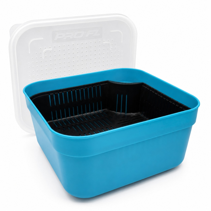 Pojemnik wędkarski na pellet FL Pro 16×16×6 cm