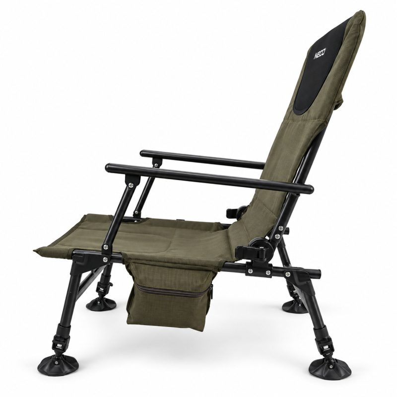 Fotel karpiowy Inspire Relax NECO 55x67x40 z regulowanym oparciem i nóżkami