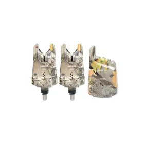 Zestaw sygnalizatorów brań z centralka Neco C 102 camo 2+1