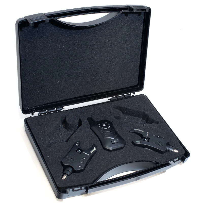 Zestaw sygnalizatorów brań z centralka Neco D 102 2+1