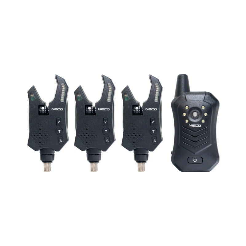 Zestaw sygnalizatorów brań z centralka Neco D103 3+1