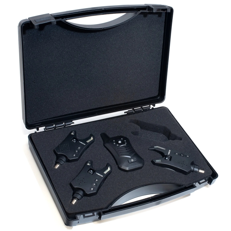 Zestaw sygnalizatorów brań z centralka Neco D103 3+1