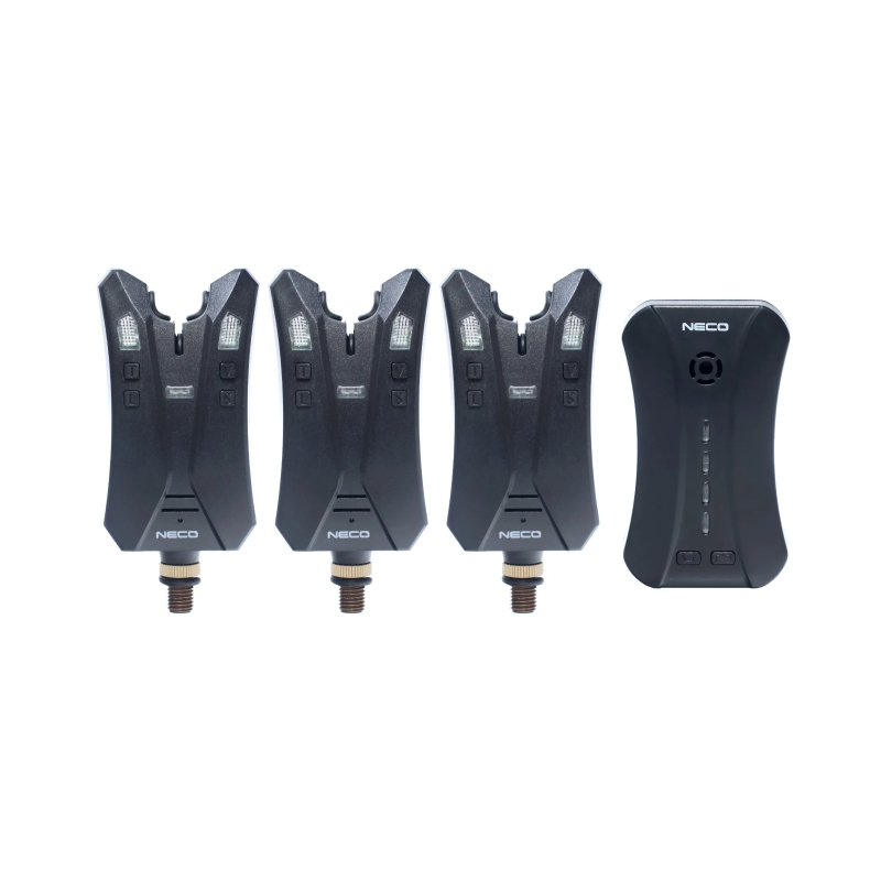 Zestaw sygnalizatorów brań z centralka Neco K103 3+1