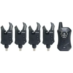 Zestaw sygnalizatorów brań z centralka Neco D104 4+1