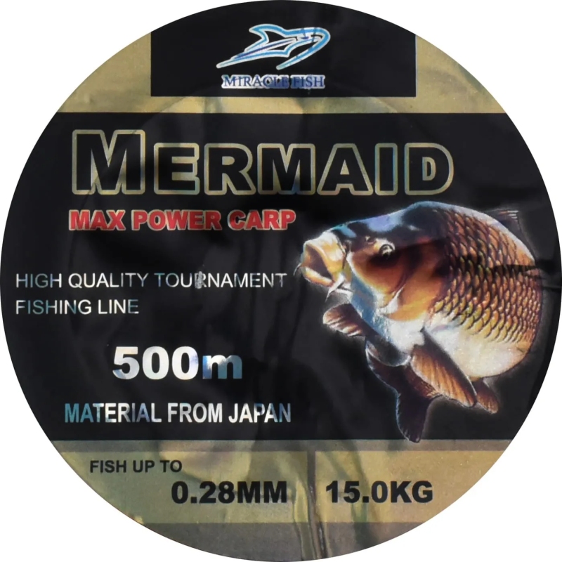 Żyłka wędkarska mermaid max power carp 0,30mm 500m