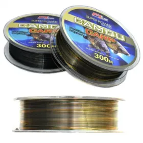 Żyłka fl super power camou carp 0,25mm 300m