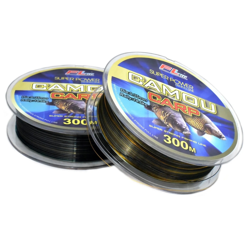 Żyłka fl super power camou carp 0,35mm 300m