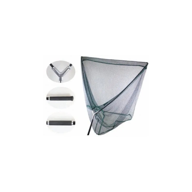 Ogromny karpiowy podbierak 100x100cm 2,6m mistral