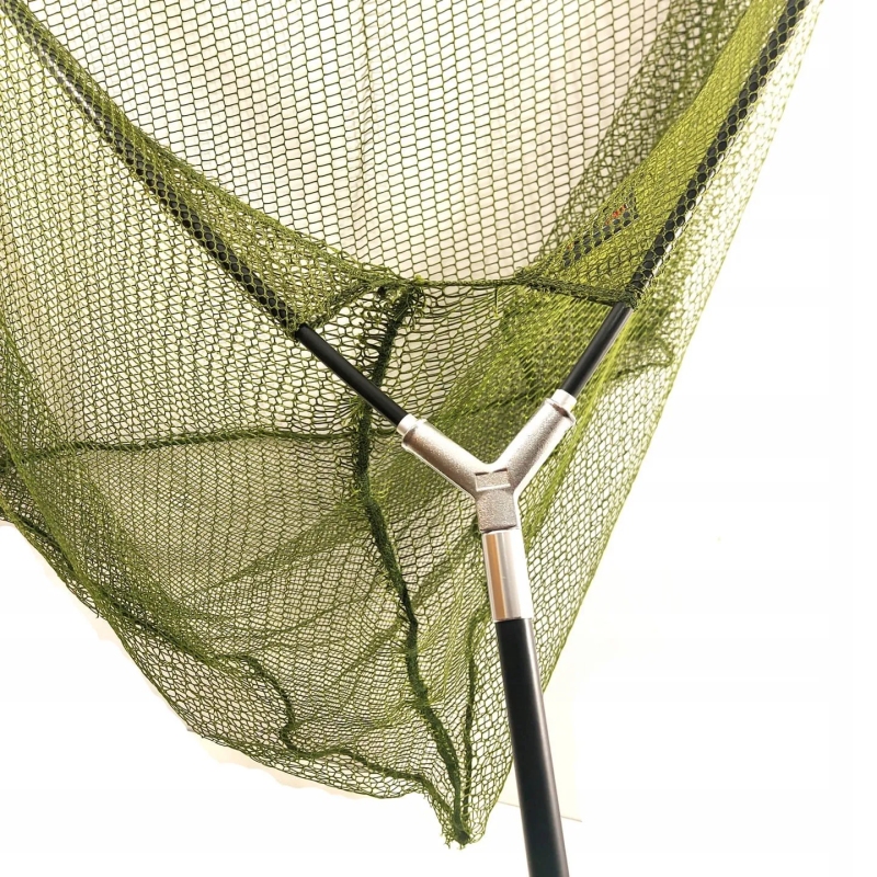 Ogromny karpiowy podbierak 100x100cm 2,6m mistral