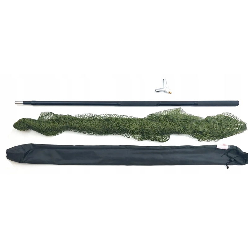 Ogromny karpiowy podbierak 100x100cm 2,6m mistral