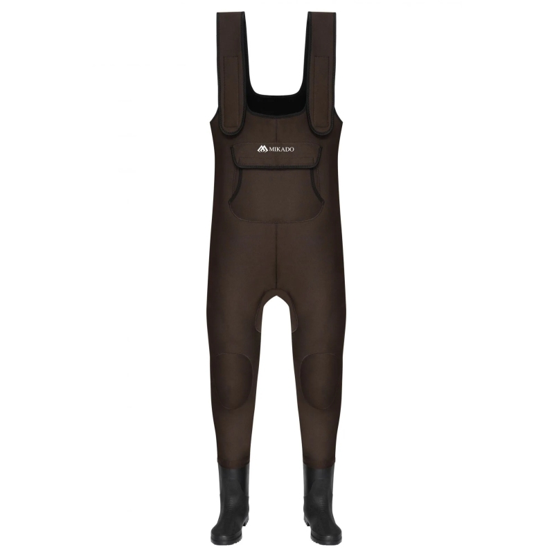 SPODNIOBUTY NEOPRENOWE MIKADO ROZ. 44 KOLOR BRĄZOWY