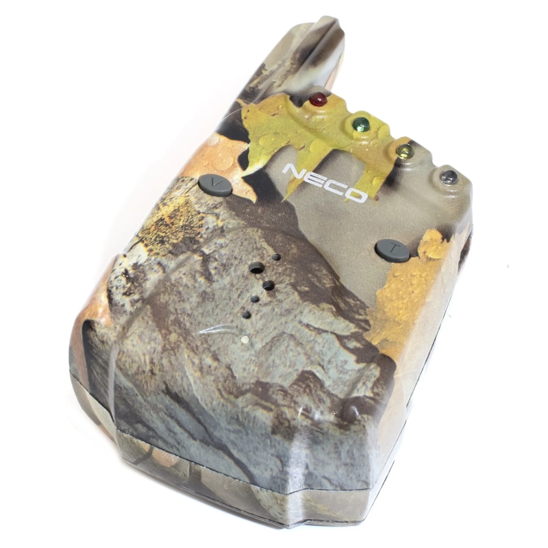 Zestaw sygnalizatorów brań z centralka Neco C 104 camo 4+1