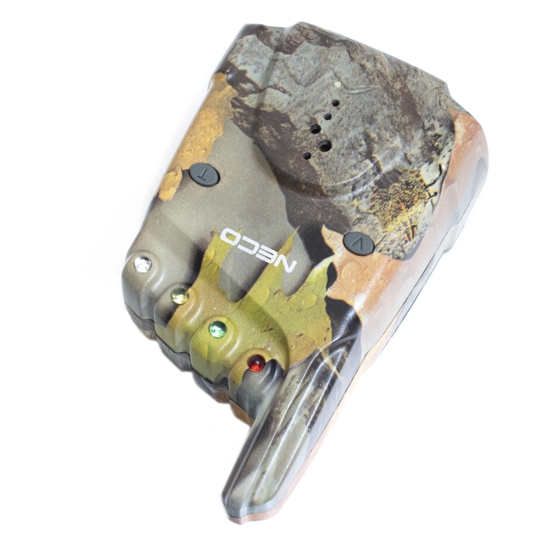 Zestaw sygnalizatorów brań z centralka Neco C 104 camo 4+1