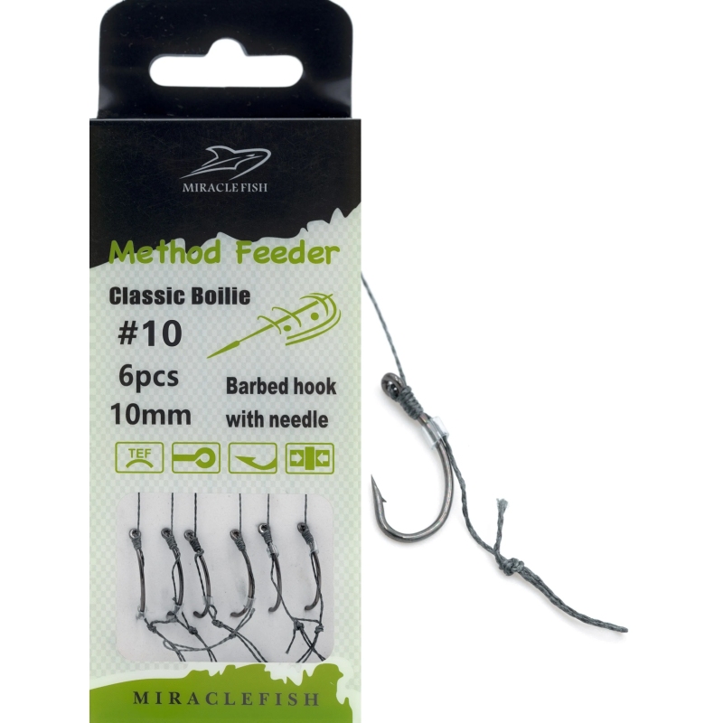 Przypony haki teflonowe method feeder r10