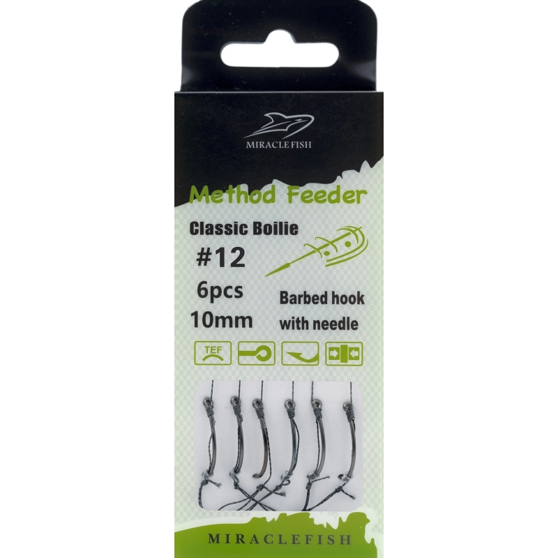 Przypony haki teflonowe method feeder r12