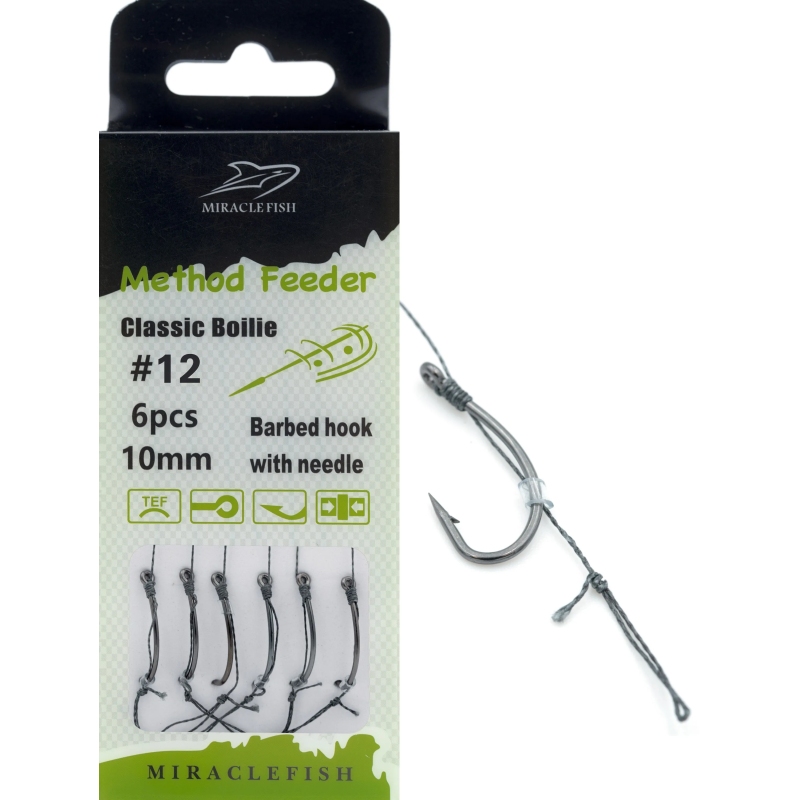 Przypony haki teflonowe method feeder r12