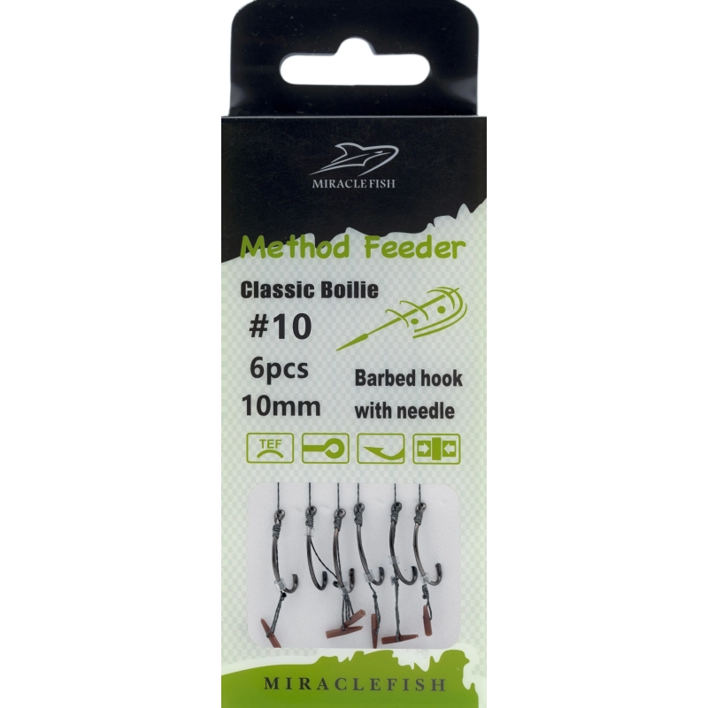 Przypony haki teflonowe meth feeder push stop r10