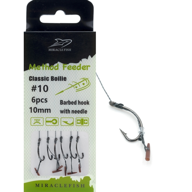 Przypony haki teflonowe meth feeder push stop r10