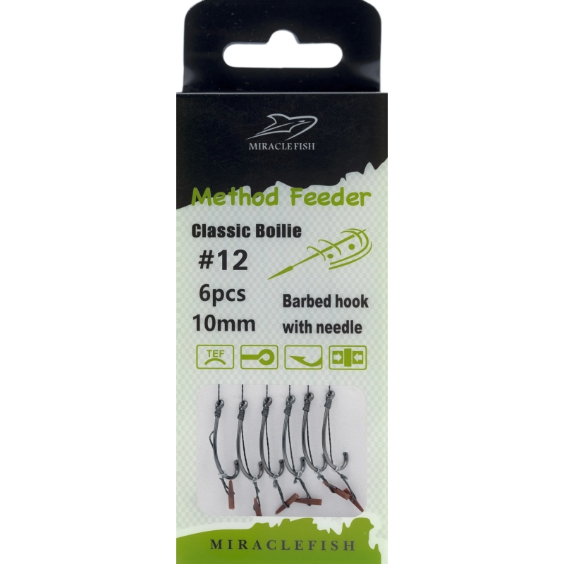 Przypony haki teflonowe meth feeder push stop r12