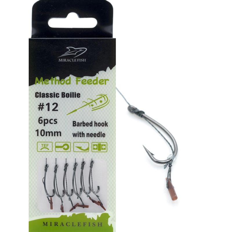 Przypony haki teflonowe meth feeder push stop r12