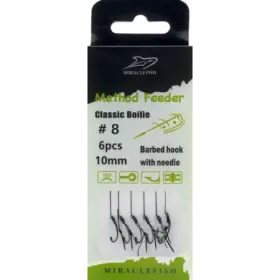 Przypony haki teflonowe method feeder z igłą r8