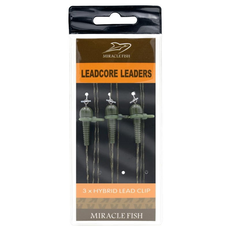 Zestaw helikopterowy leadcore łącznik 3szt 75cm