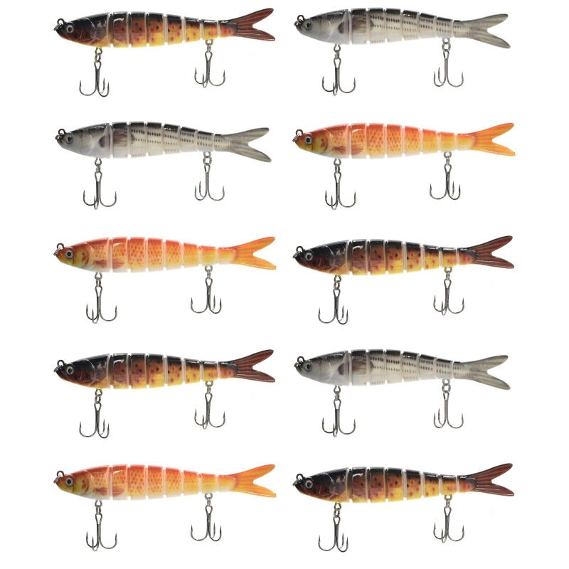 Wobler swim-bait łamany tonący 13,5cm 23g