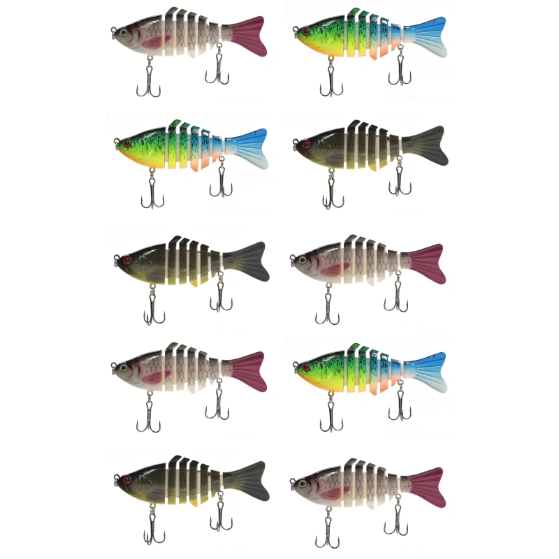 Wobler swim-bait łamany tonący 9cm 7g