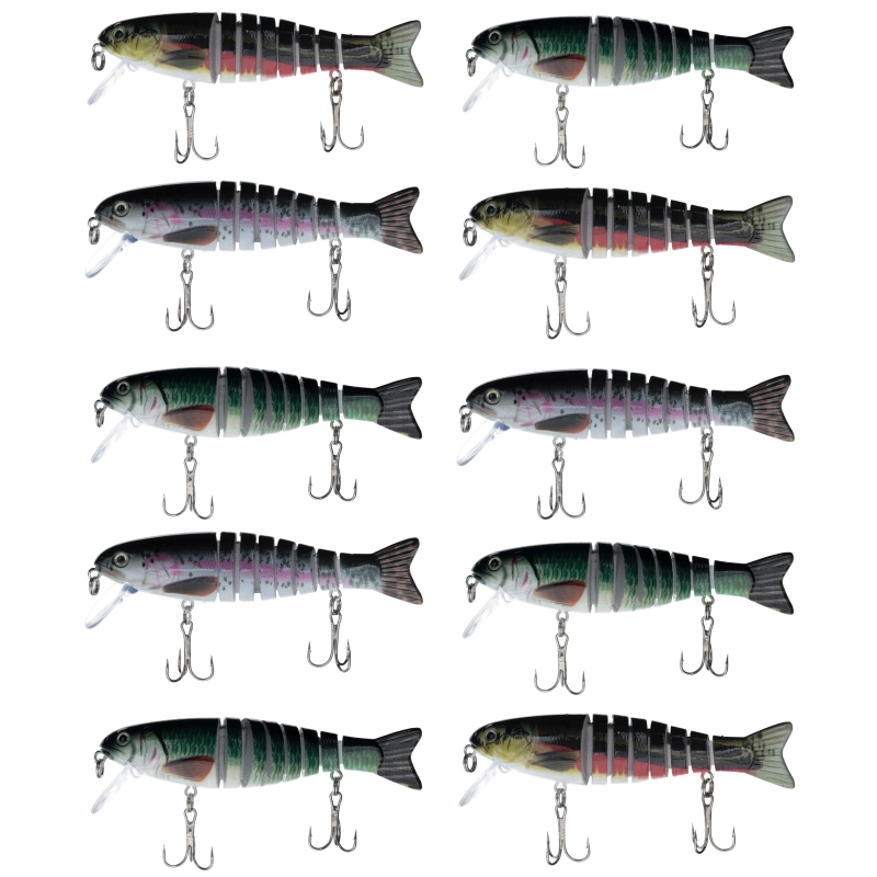 Wobler swim-bait łamany tonący 11cm 0,65g