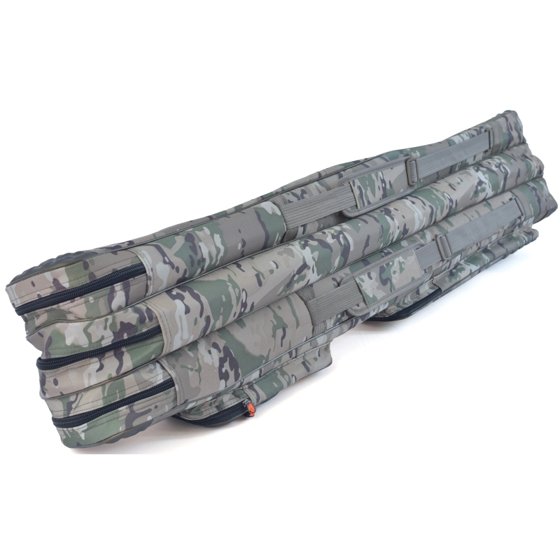 Pokrowiec wędkarski wzmacniany moro 3 komory 135cm