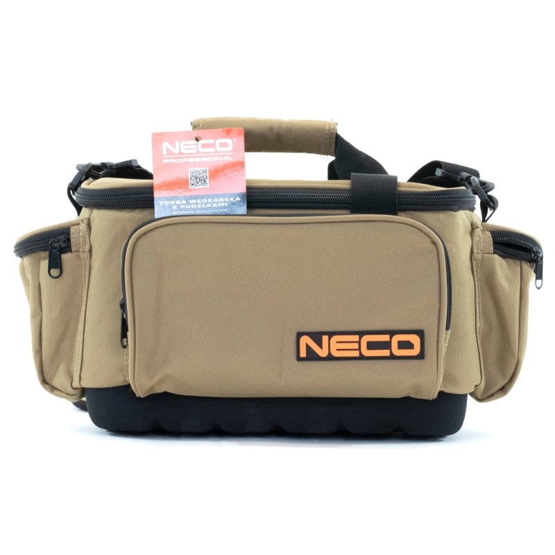 Torba wędkarska neco z 4 pudełkami 30,5x21x21cm